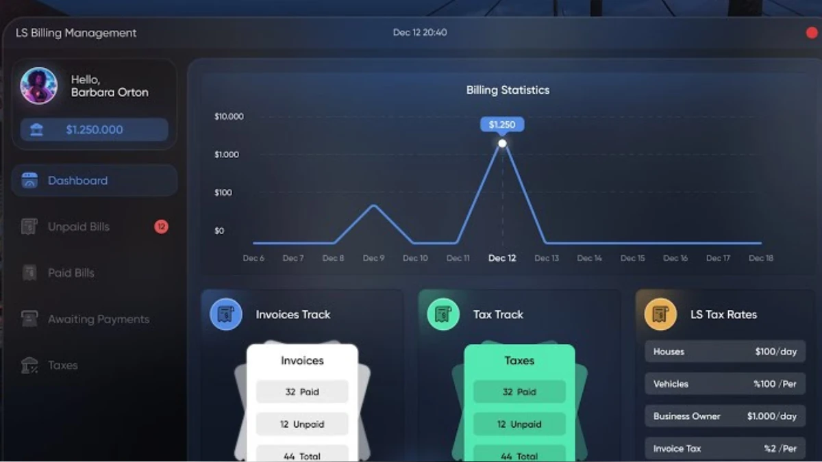 Billing System V2 [Open] FiveM | ESX / QBCore
